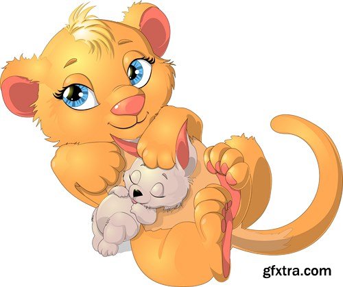 Childrens Cartoon Characters 2, 25xEPS