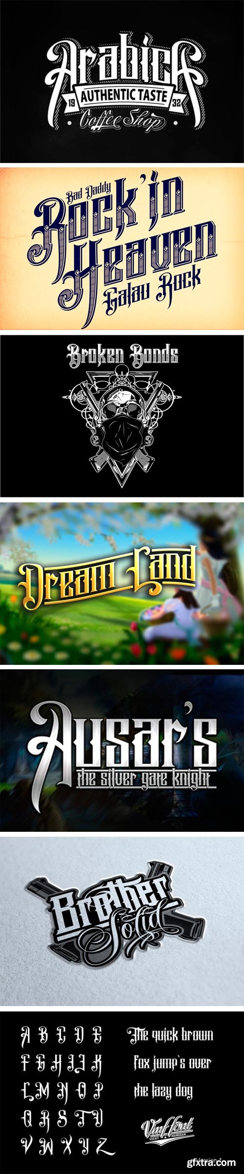 VMF Pure Black Font for $20 VMF Pure Black Font for $20