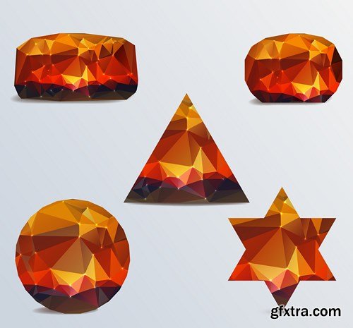 Low Poly Design, 25xEPS