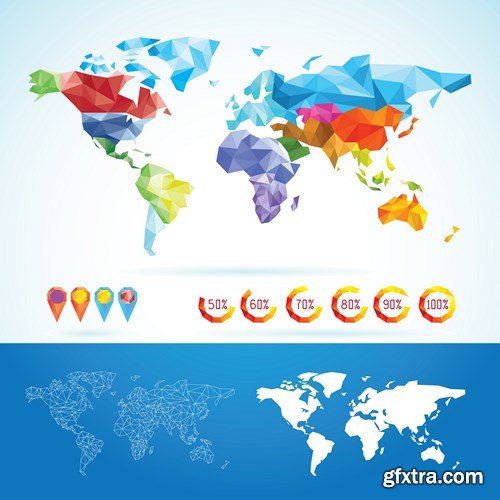 Low Poly Design, 25xEPS