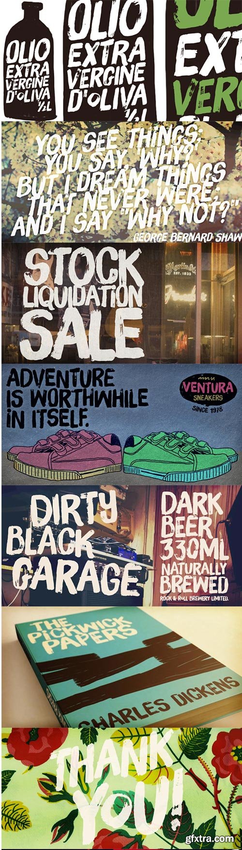 Brush Up Font Family 2xOTF $34 Brush Up Font Family 2xOTF $34