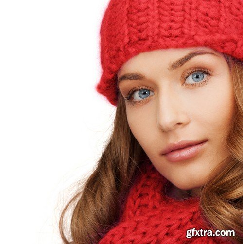 Stock Photos - Christmas girl, 25xJPG