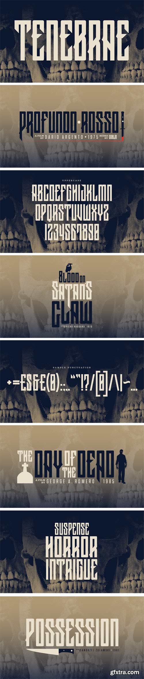 Tenebrae Font for $10 Tenebrae Font for $10