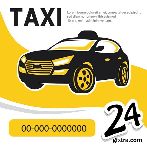 Taxi Collection, 25xEPS, AI Taxi Collection, 25xEPS, AI