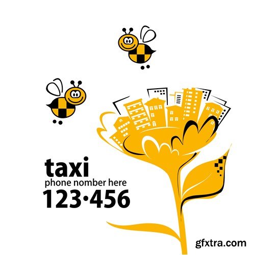 Taxi Collection, 25xEPS, AI Taxi Collection, 25xEPS, AI
