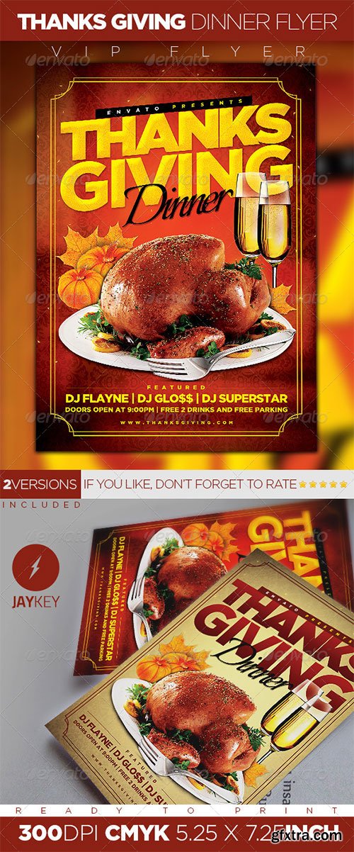Thanksgiving Dinner Flyer 5939499