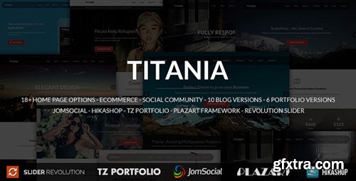 ThemeForest - Titania v1.0 - Responsive Multipurpose Joomla Template