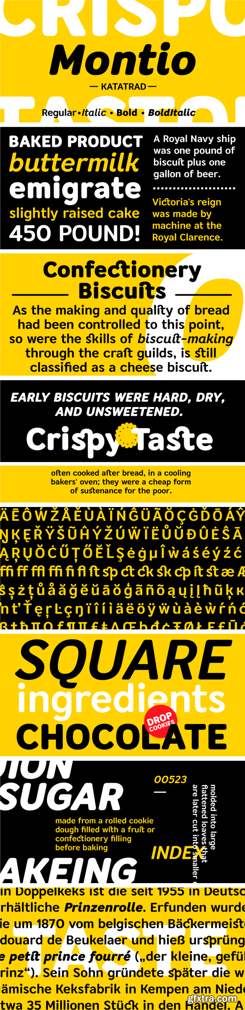 Montio Font Family - 4 Fonts for $99