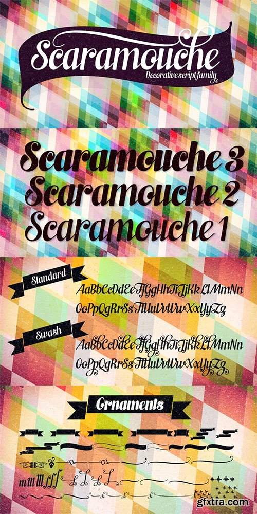 Scaramouche Font Family 6 Fonts $130