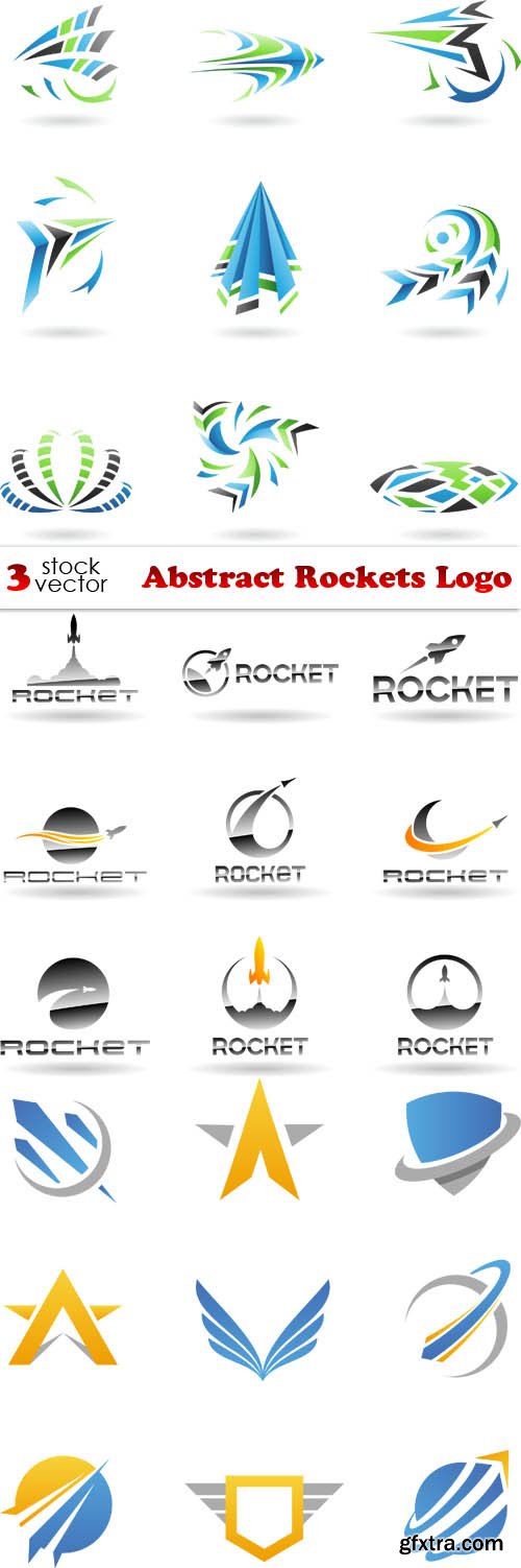 Vectors - Abstract Rockets Logo