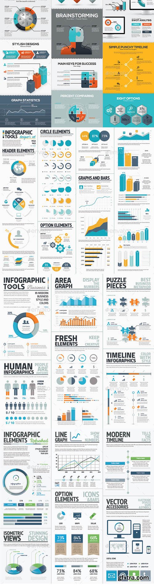 GraphicRiver The Big Pack of Infographic Templates Save 41%! 8994488