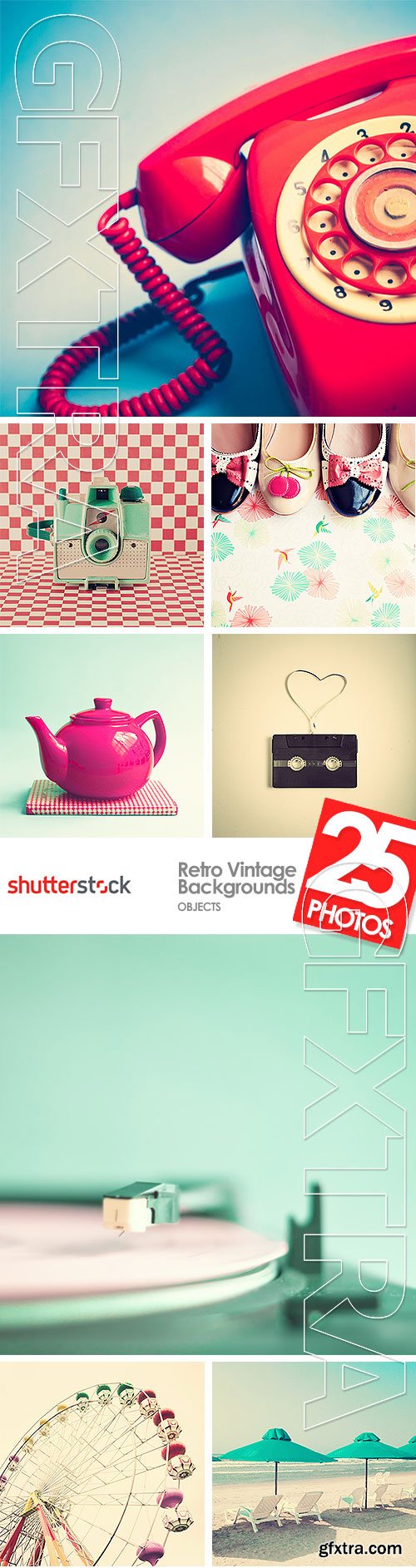 Retro Vintage Backgrounds - Objects 25xJPG Retro Vintage Backgrounds - Objects 25xJPG
