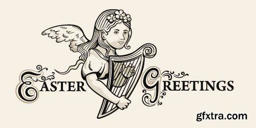 Retro Characters in 3-Color Print Halftone 25xEPS in Stock