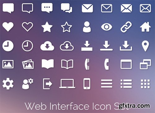 PSD Web Interface Icon Set (November 2014)