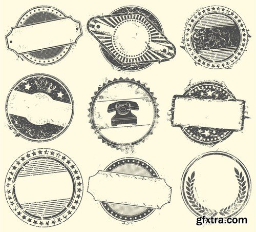 Antique Design Elements - 30 Vector Antique Design Elements - 30 Vector