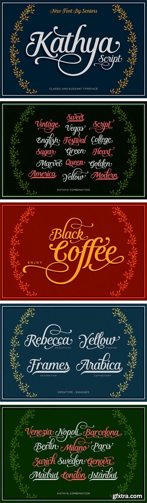 Kathya Script Font for $15 Kathya Script Font for $15