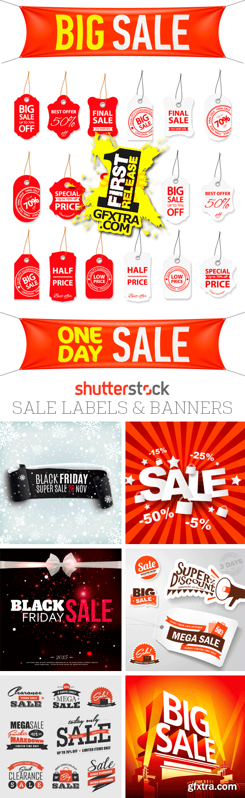 Amazing SS - Sale Labels & Banners, 25xEPS Amazing SS - Sale Labels & Banners, 25xEPS