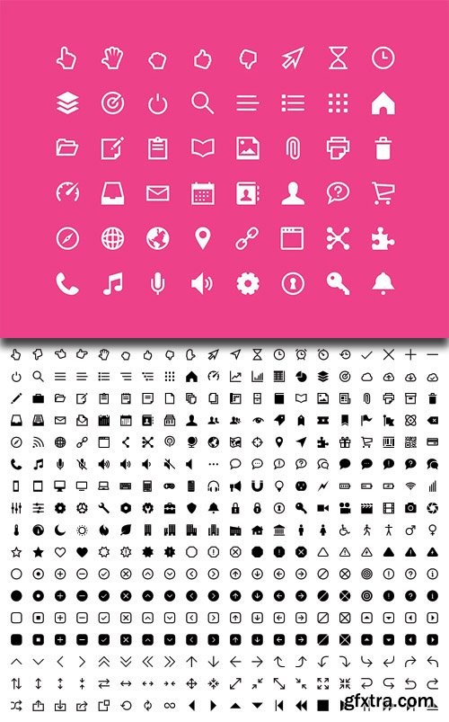 PSD, AI, SVG Web Icons - Touch Icons (November 2014)