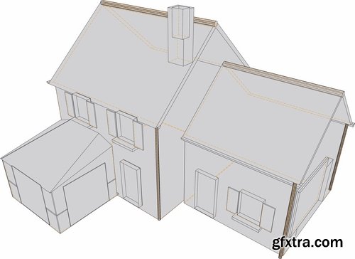 Building and architecture with drawings - 25 Eps Building and architecture with drawings - 25 Eps