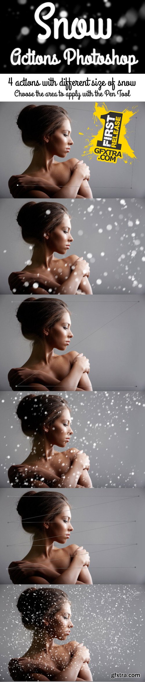 GraphicRiver - Snow Actions Photoshop 9464884