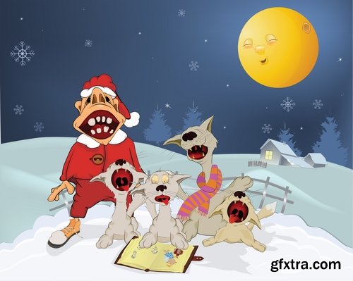 Collection of cartoon Santa Claus #2-25 Eps