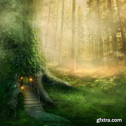 Fantastic Photo Artwork Backgrounds 25xJPG