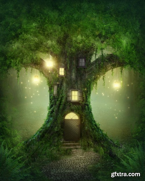 Fantastic Photo Artwork Backgrounds 25xJPG