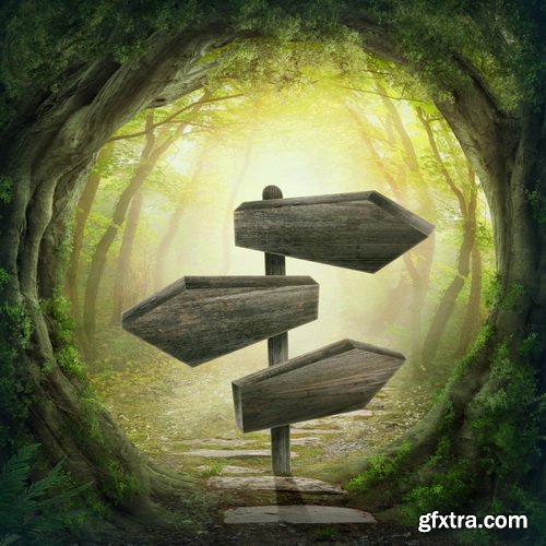 Fantastic Photo Artwork Backgrounds 25xJPG