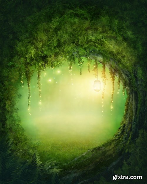 Fantastic Photo Artwork Backgrounds 25xJPG