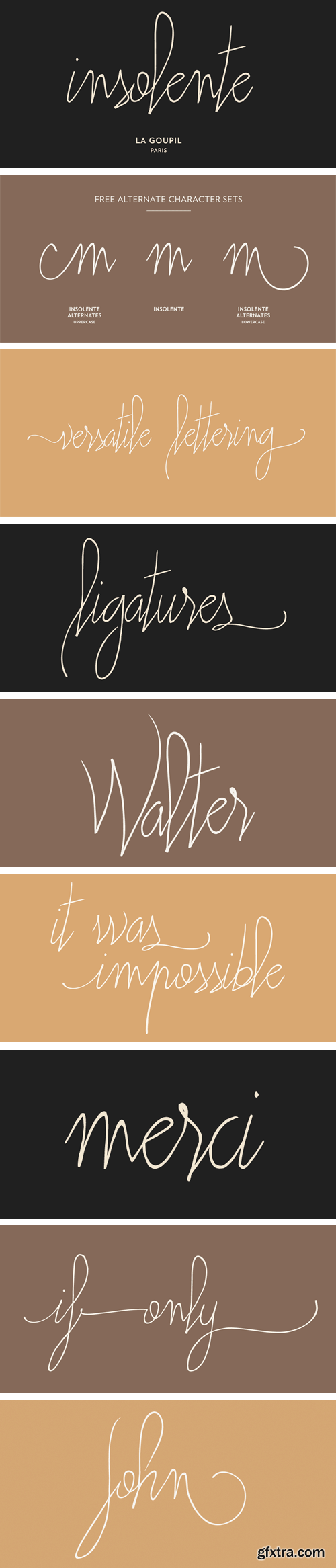 Insolente Font Family - 2 Fonts for $15