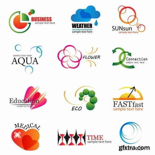 Collection of different business logo #2-25 Eps