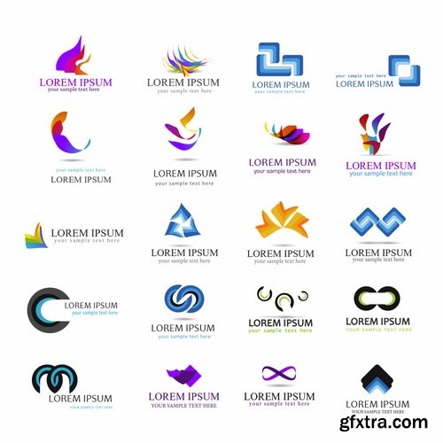 Collection of different business logo #2-25 Eps