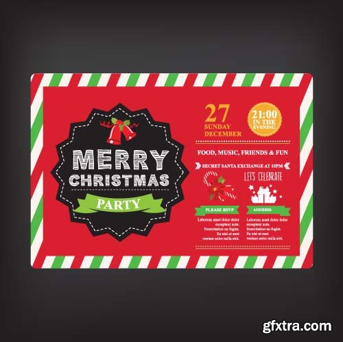 Christmas Party Flyers Templates - 25x EPS