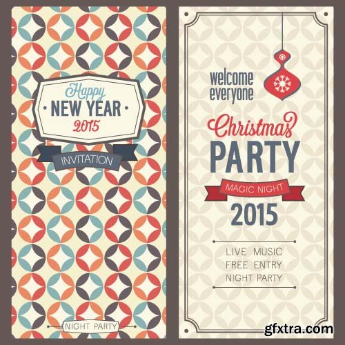 Christmas Party Flyers Templates - 25x EPS