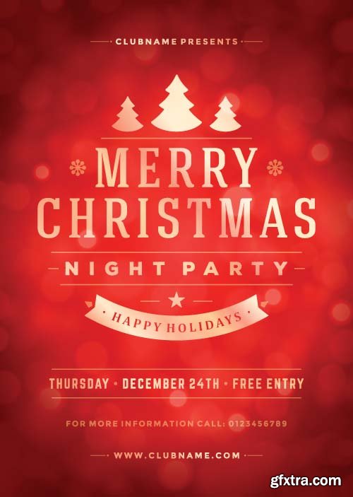 Christmas Party Flyers Templates - 25x EPS