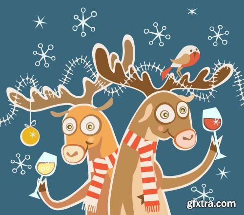 Christmas Party Flyers Templates - 25x EPS