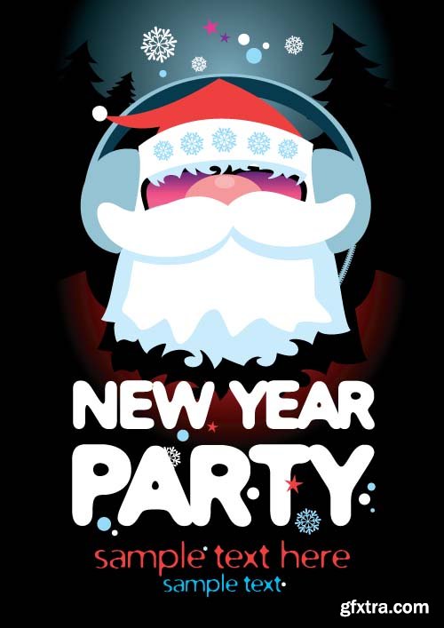 Christmas Party Flyers Templates - 25x EPS