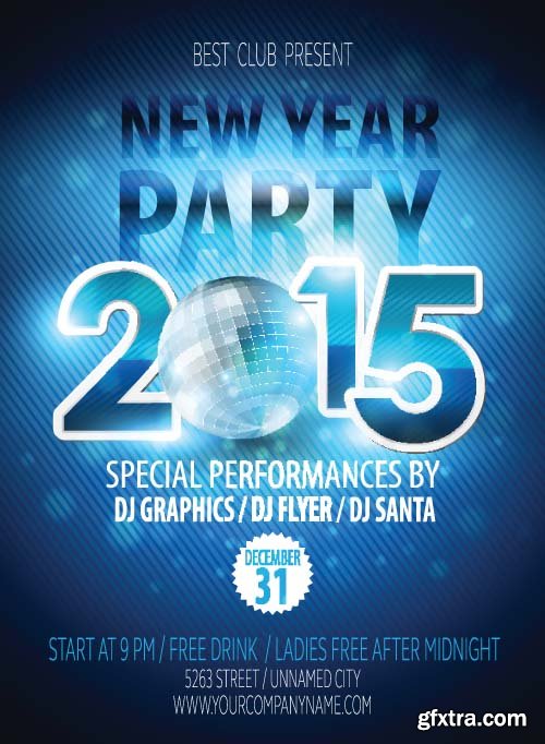 Christmas Party Flyers Templates - 25x EPS