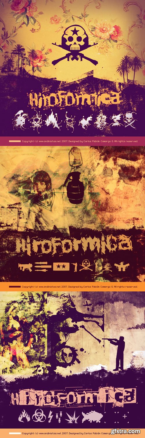 Hiroformica Font Family $71.84