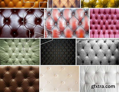 Stock Photos - Leather Upholstery Textures, 25xJPG