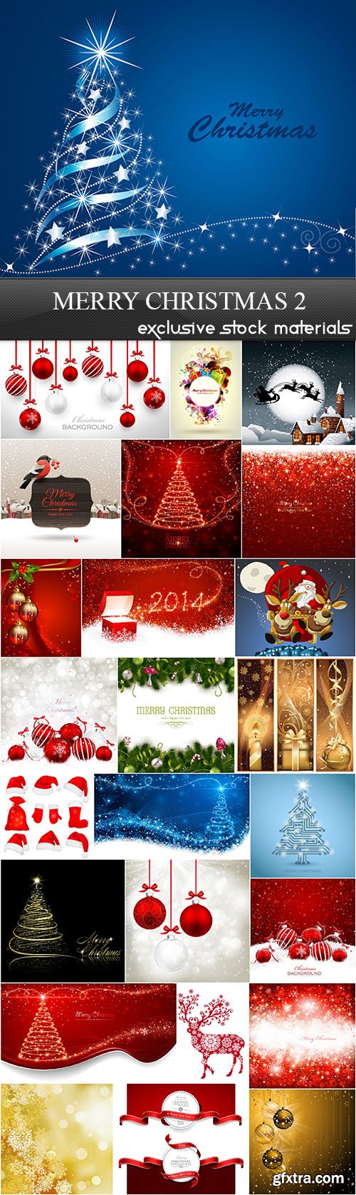 Merry Christmas 2, 25xEPS Merry Christmas 2, 25xEPS