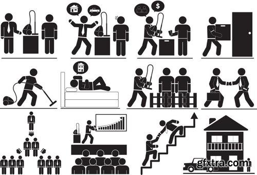 Vector - People Silhouette &amp; Icons