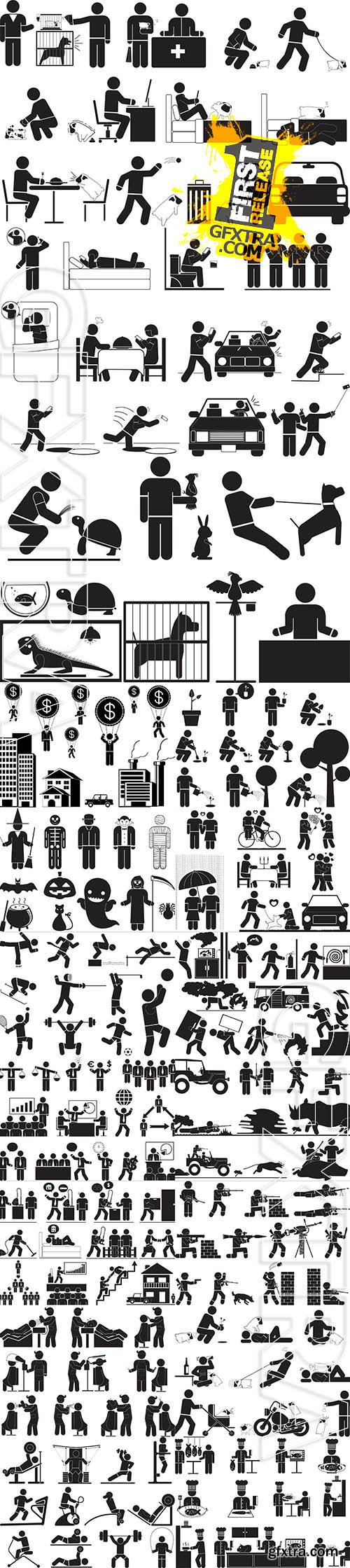 Vector - People Silhouette &amp; Icons