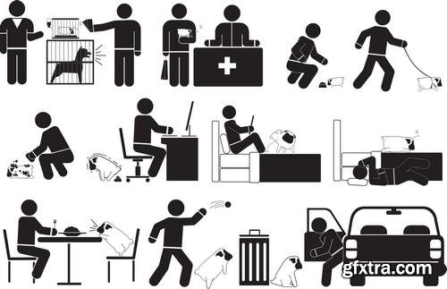 Vector - People Silhouette &amp; Icons