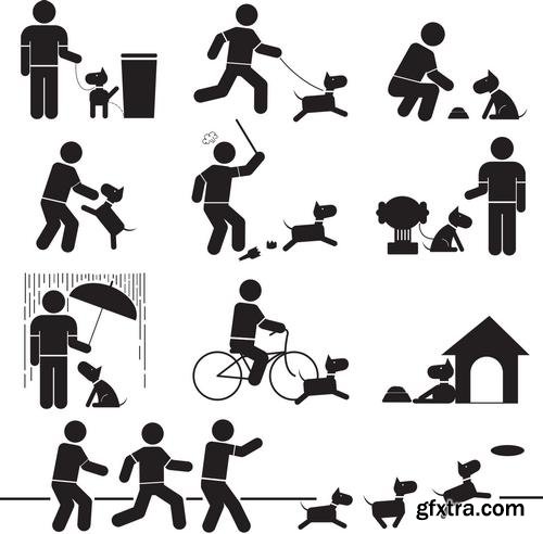 Vector - People Silhouette &amp; Icons