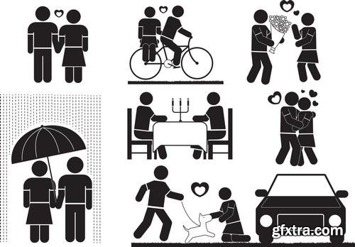 Vector - People Silhouette &amp; Icons