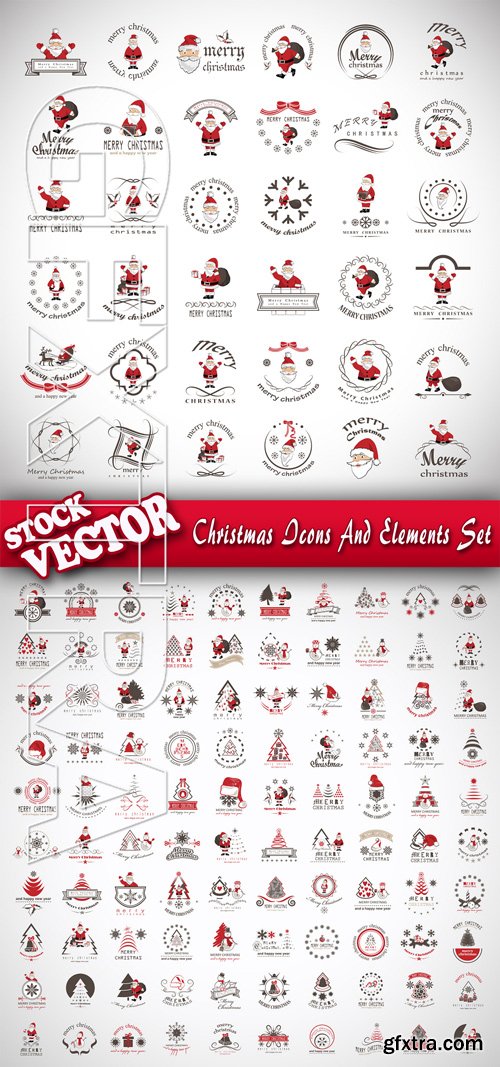 Stock Vector - Christmas Icons And Elements Set