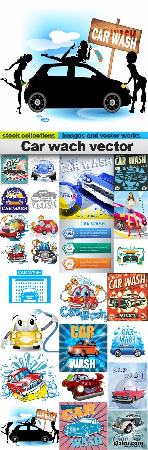 Car wach vector,25 x EPS Car wach vector,25 x EPS