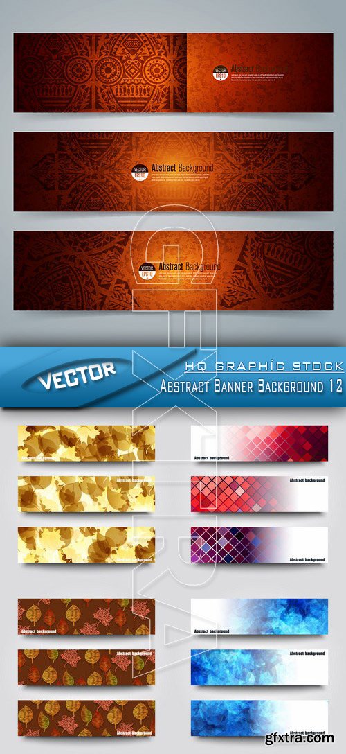 Stock Vector - Abstract Banner Background 12