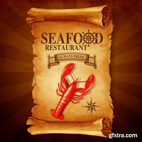 Chicken, Steaks and Fish 25xEPS Chicken, Steaks and Fish 25xEPS